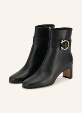 Ferragamo Kotníkové Boty Jamie černá / zlatá