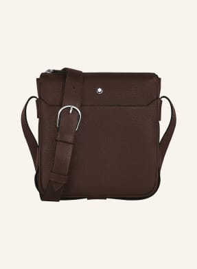Montblanc Kabelka Přes Rameno Saffiano Sartorial tmavě hnědá / stříbrná