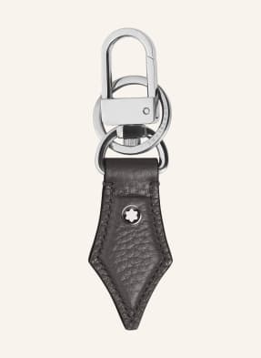 Montblanc Přívěsek Na Klíče tmavě hnědá / stříbrná