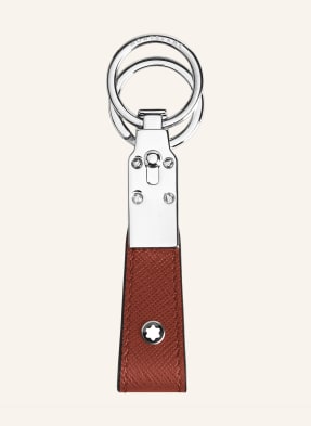 Montblanc Přívěsek Na Klíče Sartorial hnědá / stříbrná