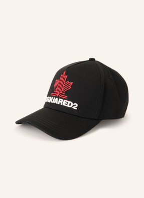 dsquared2 Cap černá / červená / bílá