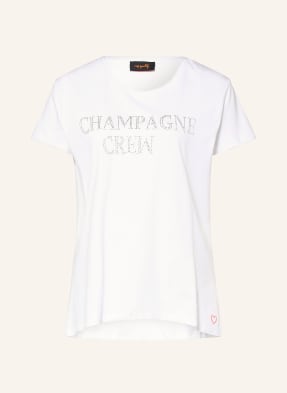 Miss Goodlife T-Shirt Mit Schmucksteinen weiss