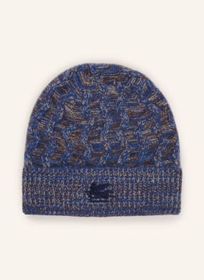 Etro Cashmere-Mütze blau