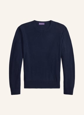 Ralph Lauren Purple Label Kašmírový Svetr tmavě modrá