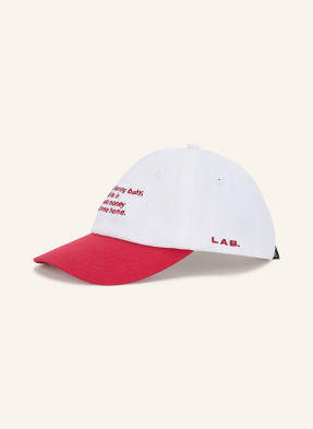 Hatline Lab Cap Boring bílá / červená