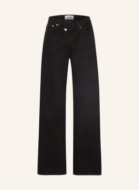 Agolde Barrel Džíny Arc Criss Cross pha phase (dk lightly worn blk)