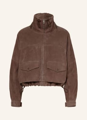 Loewe Lederjacke braun