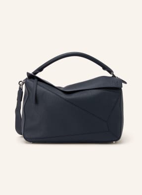 Loewe Schultertasche Puzzle Large blau