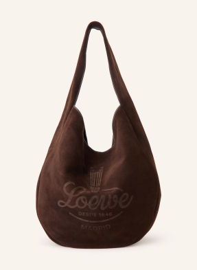 Loewe Beuteltasche Roomy Mit Pouch braun