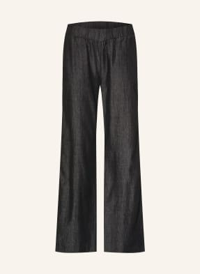 Monari Wide Leg Jeans grau