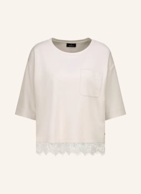 Monari T-Shirt Mit Spitze weiss