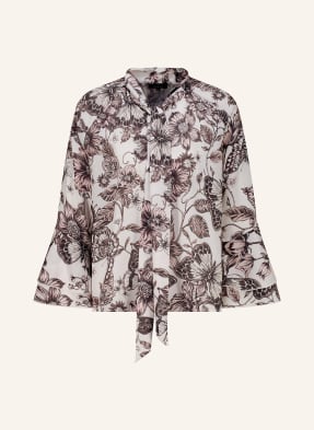 Monari Schluppenbluse Mit Volants beige