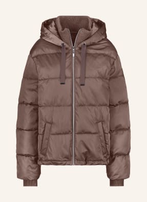 Monari Steppjacke Mit Schmucksteinen beige