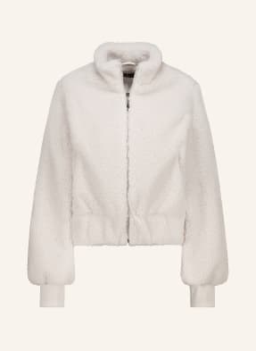 Monari Teddyfell-Blouson weiss