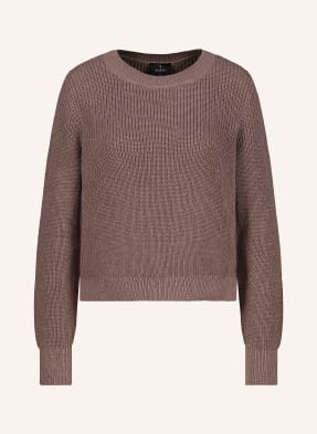 Monari Pullover Mit Glitzergarn beige