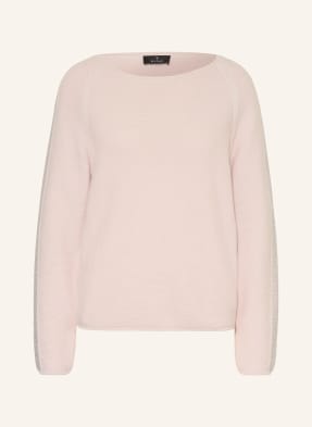 Monari Pullover Mit Schmucksteinen rosa
