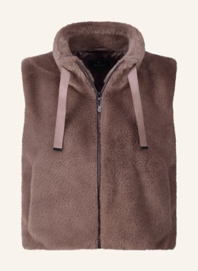 Monari Kunstfell-Weste beige