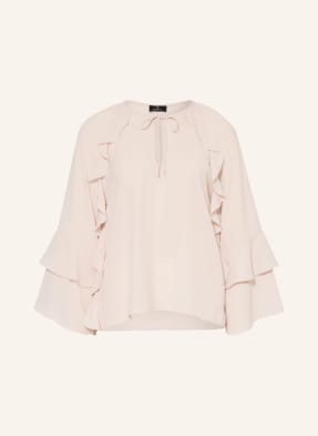 Monari Blusenshirt Mit Volants rosa