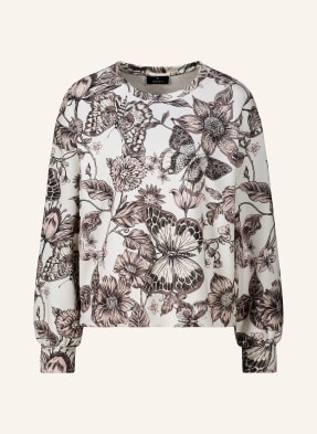 Monari Sweatshirt Mit Schmucksteinen beige