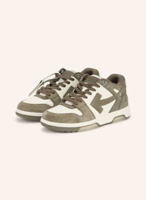 Off-White Sneakersy Out Of Office bílá / olivová