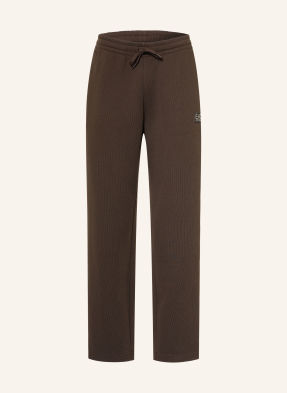 ea7 Emporio Armani Tepláky tmavě hnědá