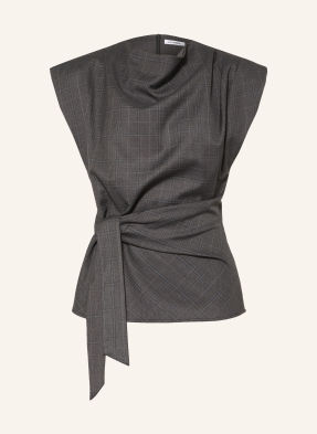 Co'couture Top Eloracc tmavě šedá / světle šedá / tmavě modrá