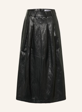 Co'couture Sukně Gittcc V Koženém Vzhledu černá