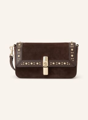 Furla Umhängetasche Iride Small Mit Nieten braun