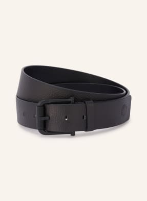 Stone Island Ledergürtel schwarz