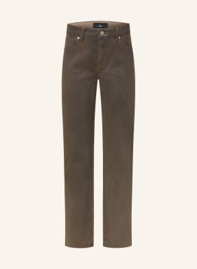 7 For All Mankind Rovné Džíny Calie 3tb vintage coating brown