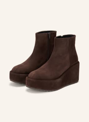 Paloma Barceló Boots Na Platformě tmavě hnědá