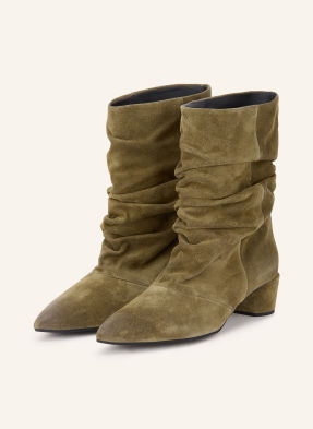 Poeve Kotníkové Boty Chase olivová