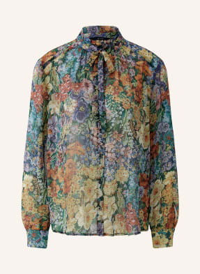 Oui Bluse Mit Abnehmbarer Schluppe Und Rüschen gelb