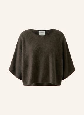 Oui Cashmere-Pullover Mit 3/4-Arm braun