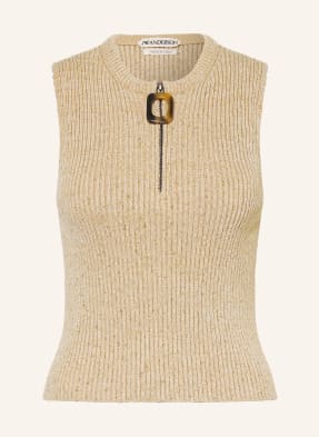 Jw Anderson Pletený Top béžová