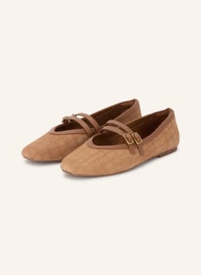 Reiss Mary-Jane-Ballerinas Eliza beige