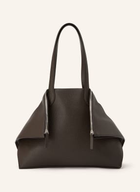 Aesther Ekme Shopper tmavě hnědá / stříbrná