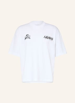 Allsaints Tričko Chromium bílá / černá