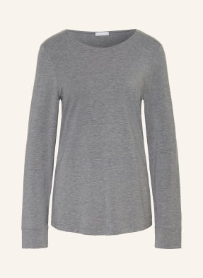 Hanro Schlafshirt Natural Elegance grau