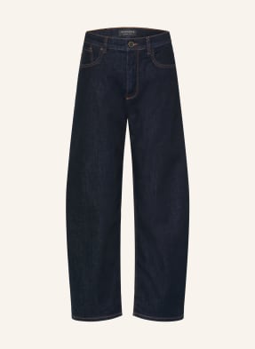 Allsaints Barrel Džíny Sadie 10087 rinse wash indigo