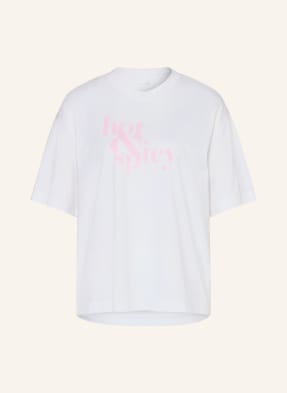 Mey Spací Tričko Ze Série Solid Love bílá / světle růžová
