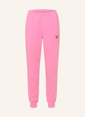 Mey Spací Kalhoty Řady Solid Love růžová / červená