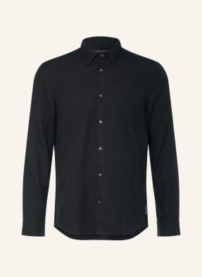 Marc O'polo Flanelová Košile Shaped Fit černá / hnědá