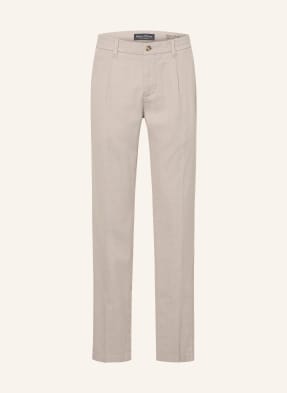 Marc O'polo Chino Kalhoty Stig Jogger Shaped Fit béžová