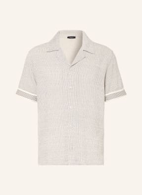 Reiss Letní Košile Dornie Comfort Fit bílá / černá
