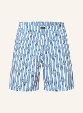 Mey Schlafshorts Serie Mey × Loriot blau
