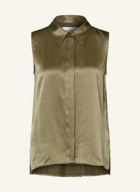 Reiss Blusentop Amelia Aus Seide gruen