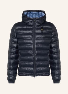 Blauer Prošívaná Bunda Charles tmavě modrá