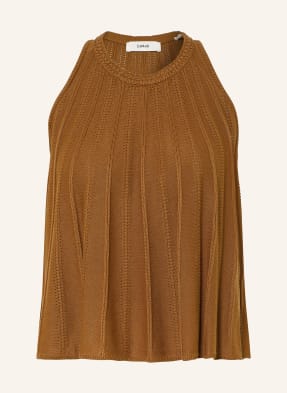 Ba&Sh Pletený Top Serres khaki