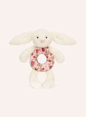 Jellycat Plyšová Chrastítka Blossom Cream Bunny Berry krémová / růžová / červená